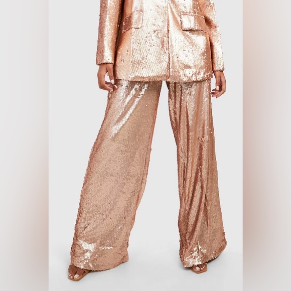 Matte Sequin Blazer/Pant Set (US 2) - Picture 4 of 11